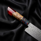 Saiun Bunka Knife · handle close-up