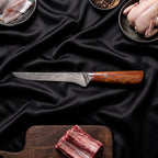 Kasane 7-Piece Knife Set · Honesuki Boning Knife on the cutting board
