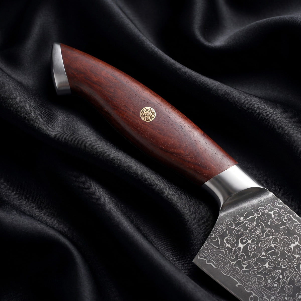 Yugure Gyuto Chef Knife · handle close-up