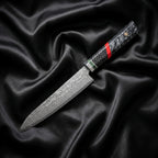 Enji Utility Knife · full blade on black silk
