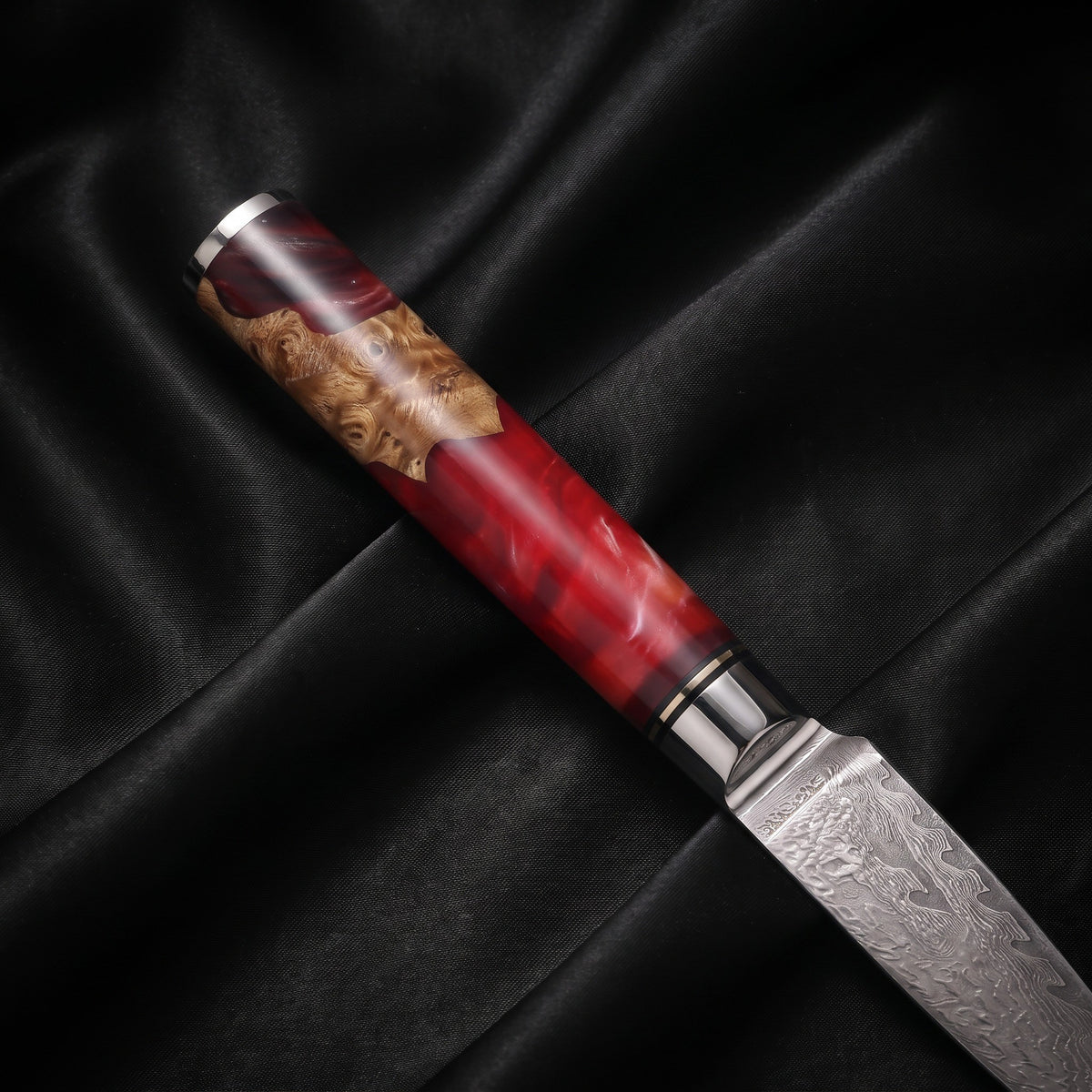 Hozuki Paring Knife · handle close-up