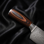 Yuhi Kiritsuke Chef-Slicer Knife · handle close-up