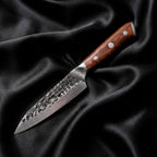 Kitae Utility Knife · full blade on black silk