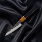 Sumie Paring Knife · full blade on black silk