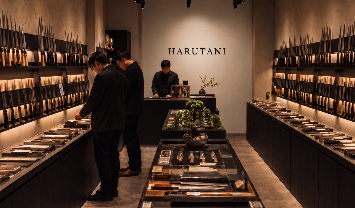 HARUTANI store interior, collection hero
