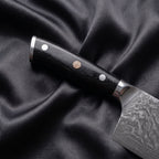 Homura Cleaver Knife · handle close-up