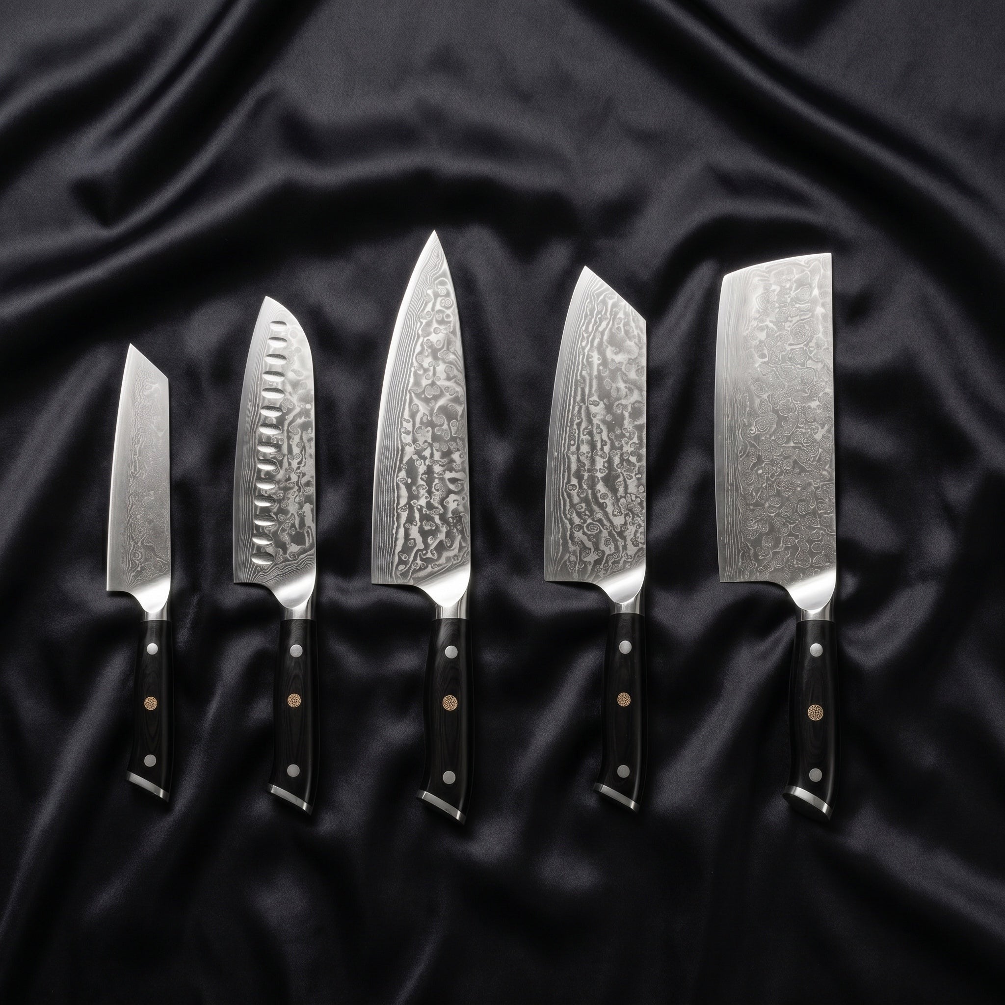 Homura Damascus Knife Set