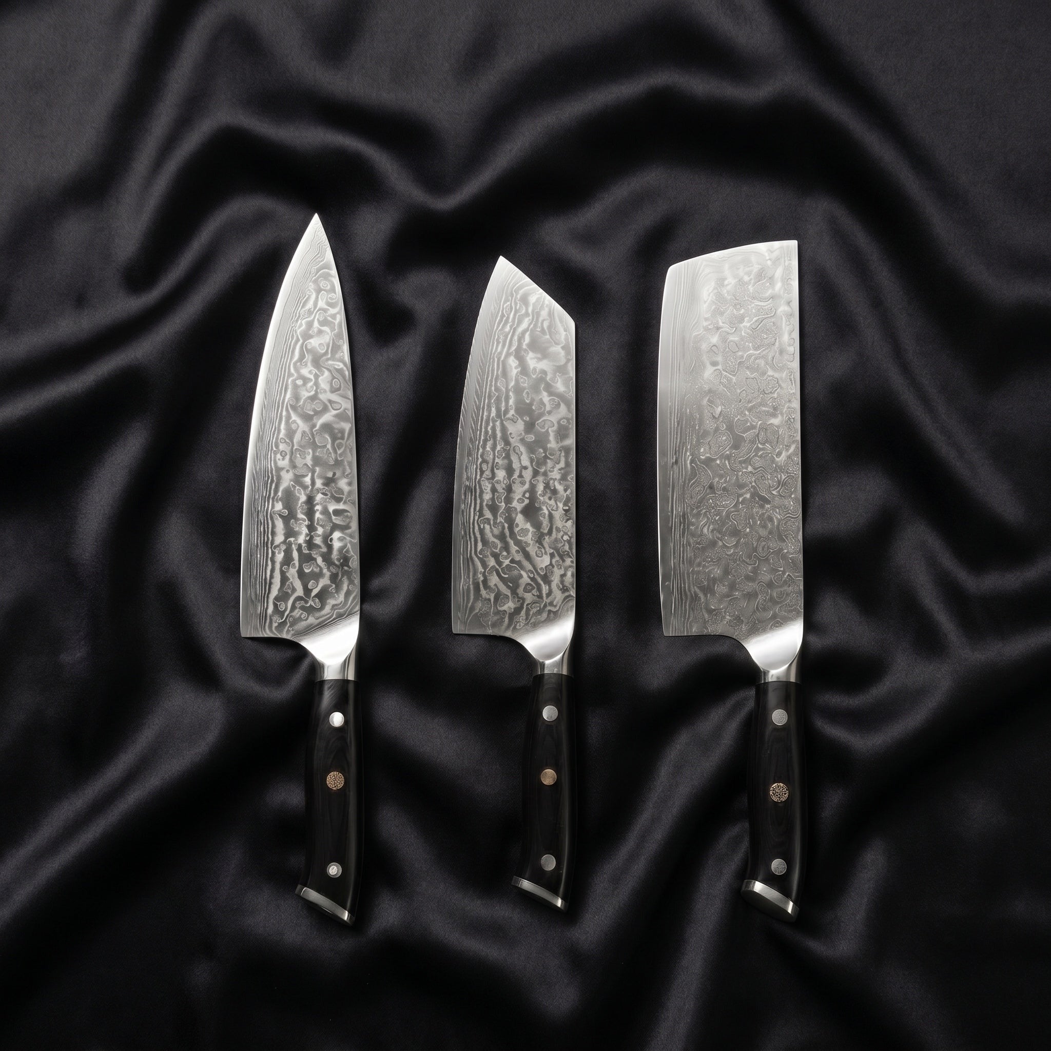Homura Damascus Knife Set