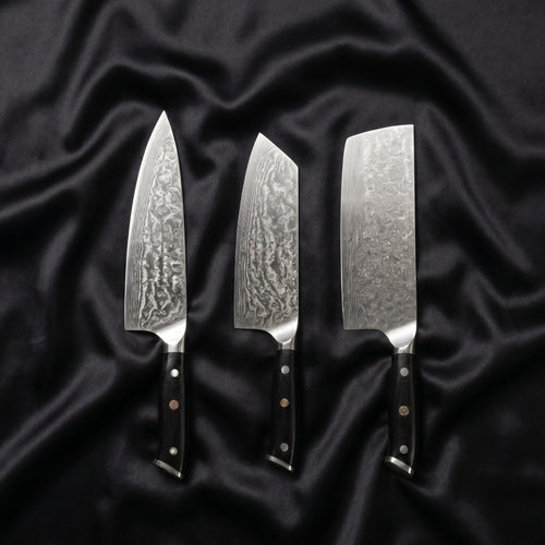 Homura Damascus Knife Set