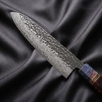 Hotaru Gyuto Chef Knife · Damascus blade close-up