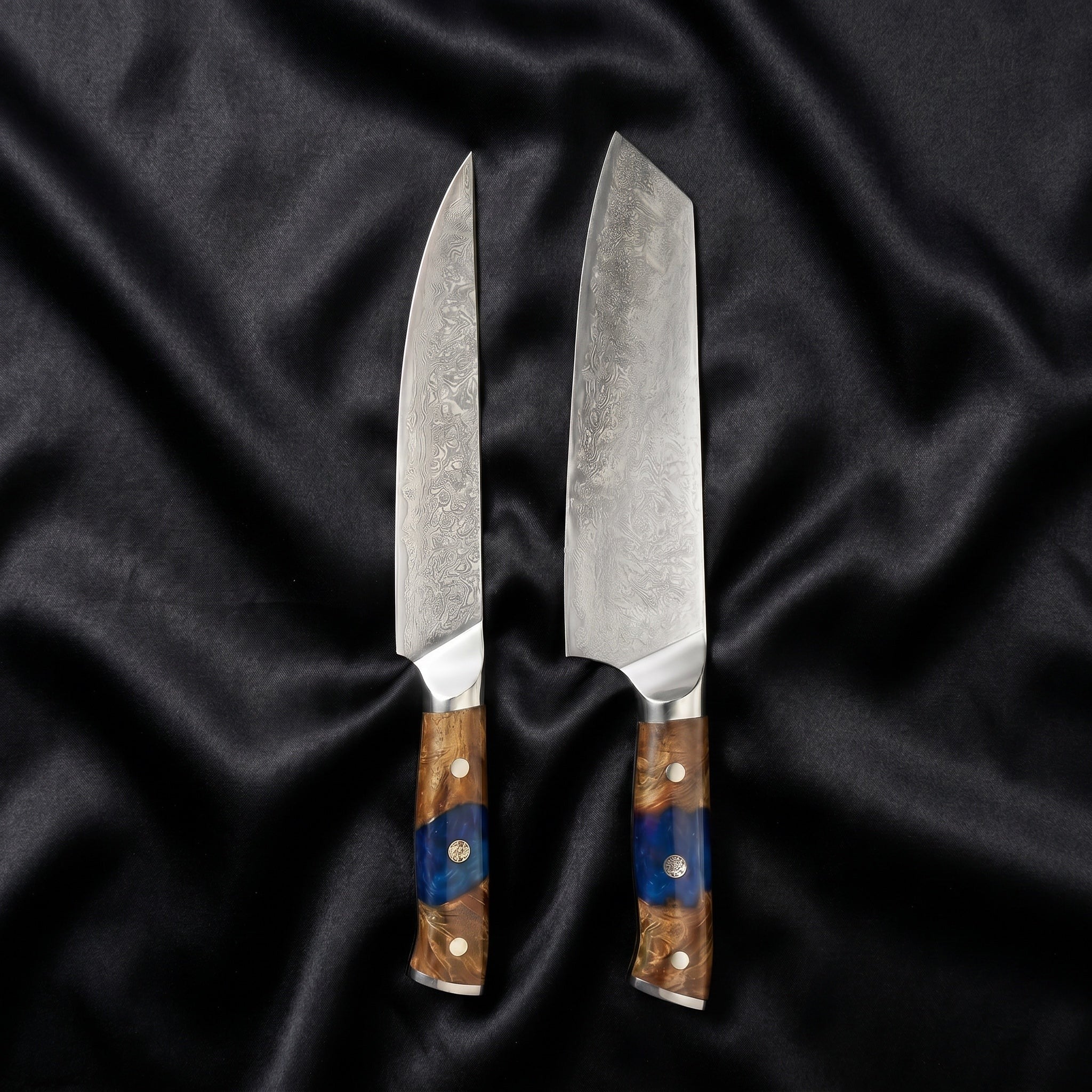 Hyoga Damascus Knife Set