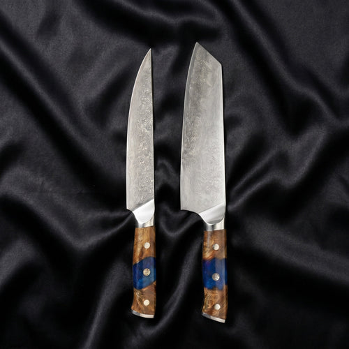 Hyoga Damascus Knife Set