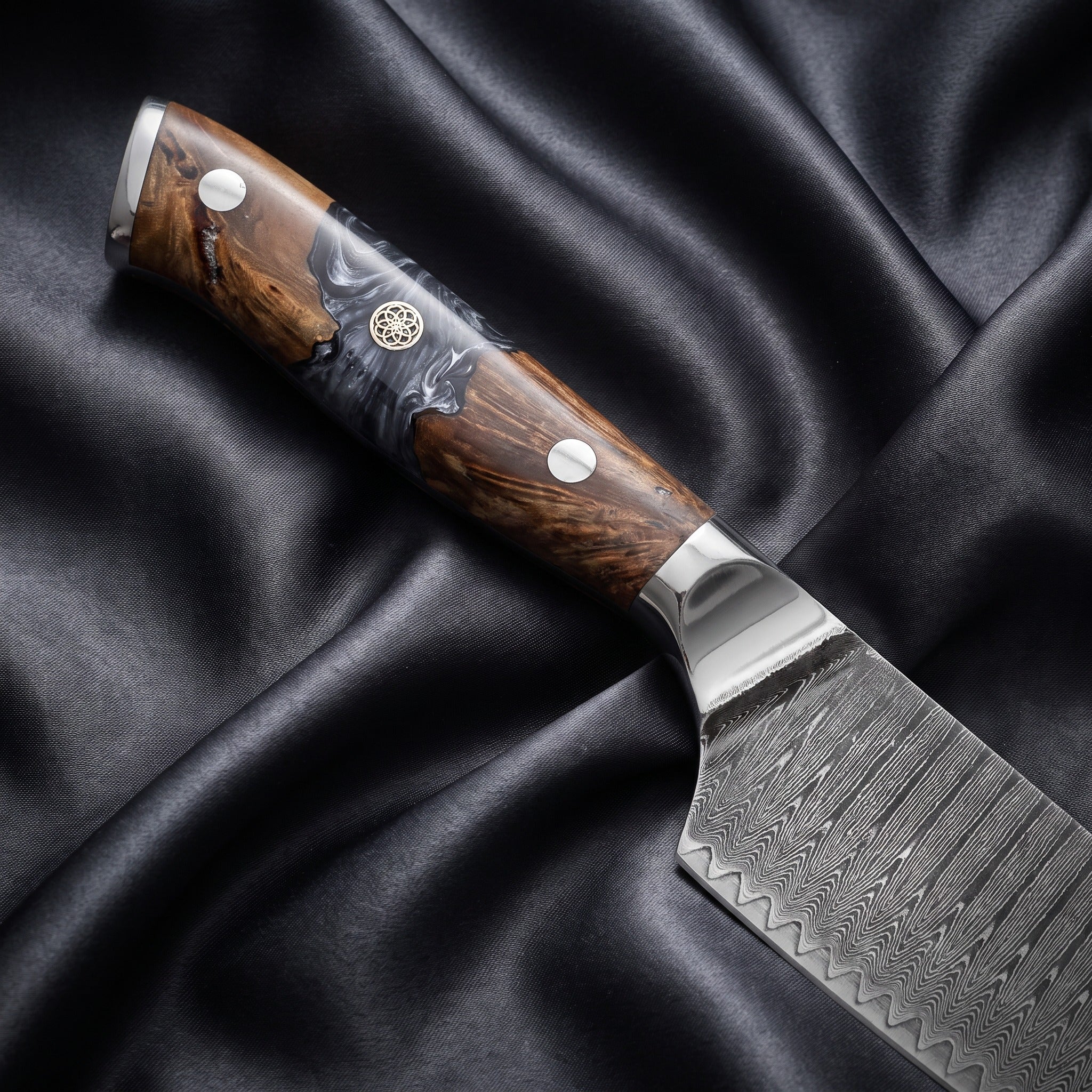 Hyoga Gyuto Chef Knife · handle close-up