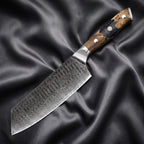Hyoga Kiritsuke Chef Knife · full blade on black silk