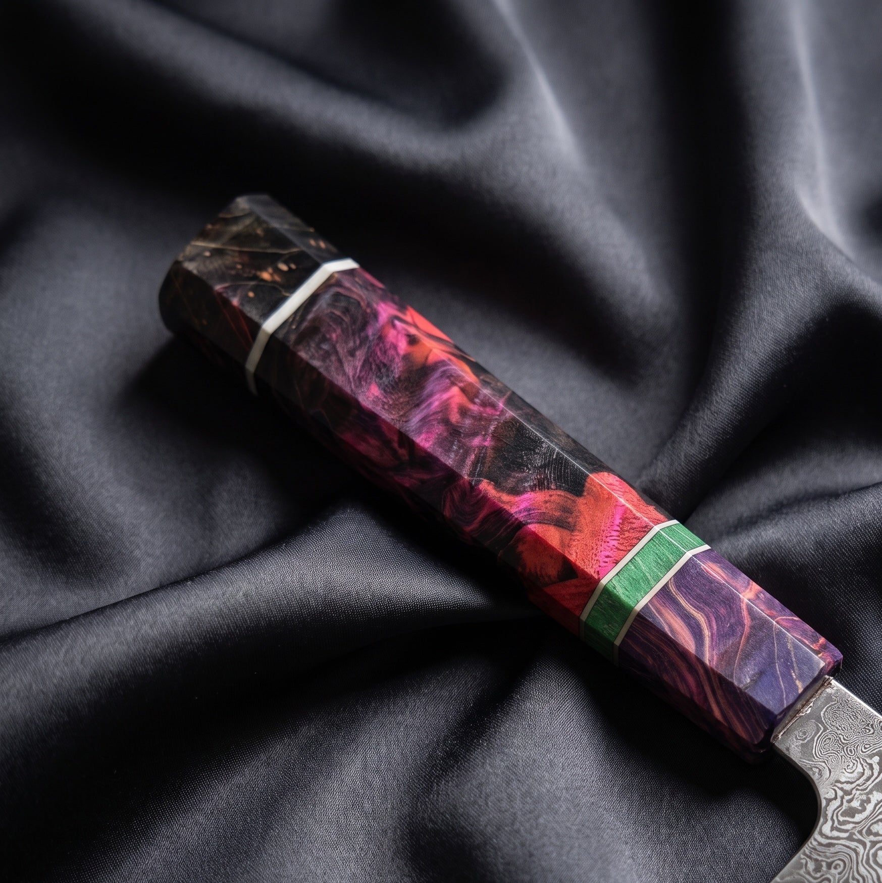 Kasumi Gyuto Chef Knife · handle close-up