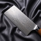 Komorebi Slicing Cleaver · Damascus blade close-up