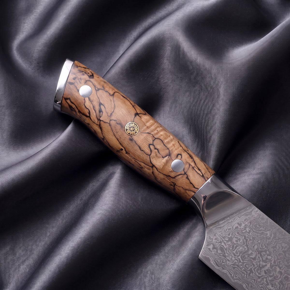 Konoha Nakiri Vegetable Knife · handle close-up