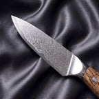 Konoha Paring Knife · Damascus blade close-up