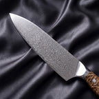 Konoha Santoku All-Purpose Knife · Damascus blade close-up