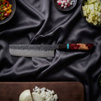 Minato Nakiri Knife · on the cutting board