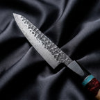 Minato Petty Utility Knife · Damascus blade close-up