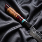 Minato Yanagiba Sashimi Knife · handle close-up