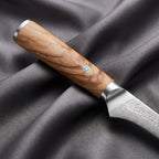 Nishiki Honesuki Boning Knife · handle close-up