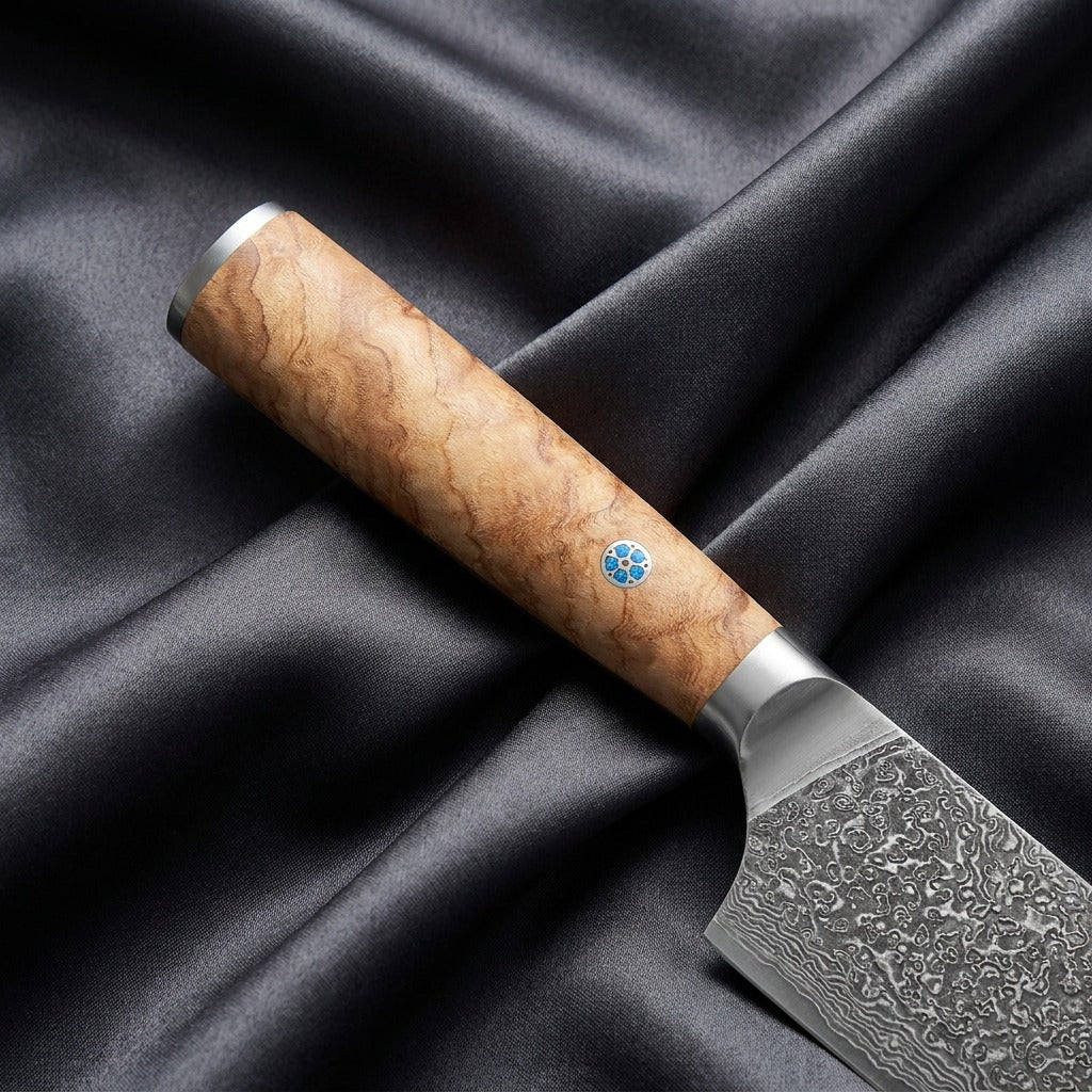 Nishiki Nakiri Knife · handle close-up