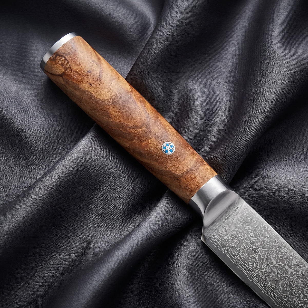 Nishiki Petty Utility Knife · handle close-up