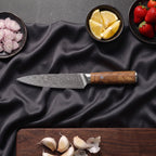 Nishiki Petty Utility Knife · on the cutting board