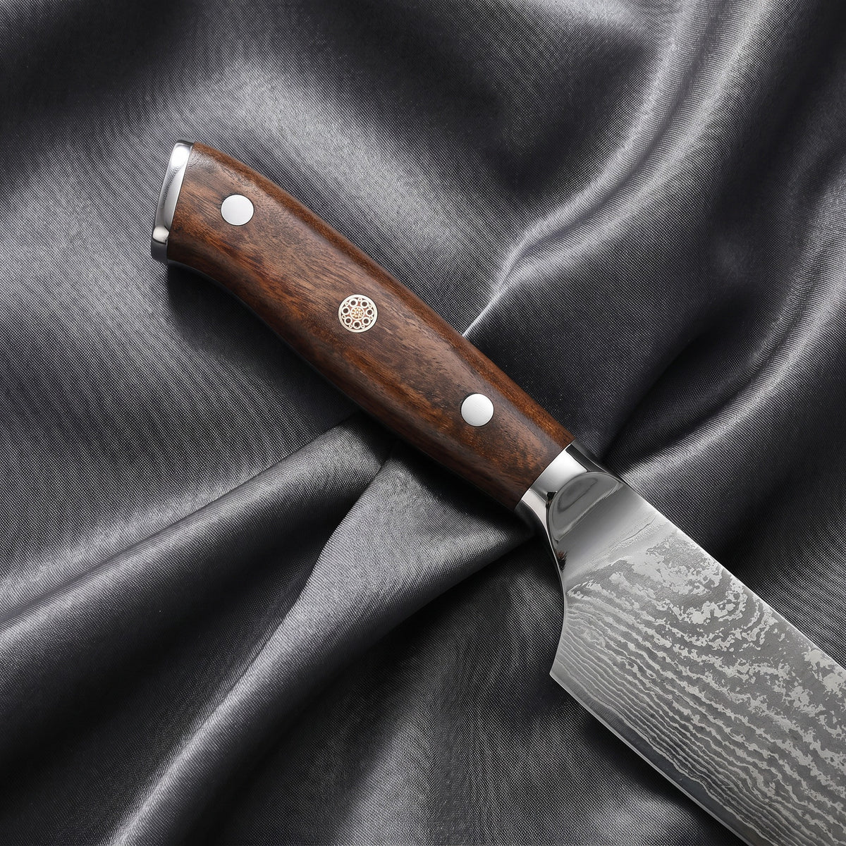 Okami Gyuto Chef Knife · handle close-up