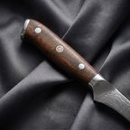 Okami Honesuki Boning Knife · handle close-up