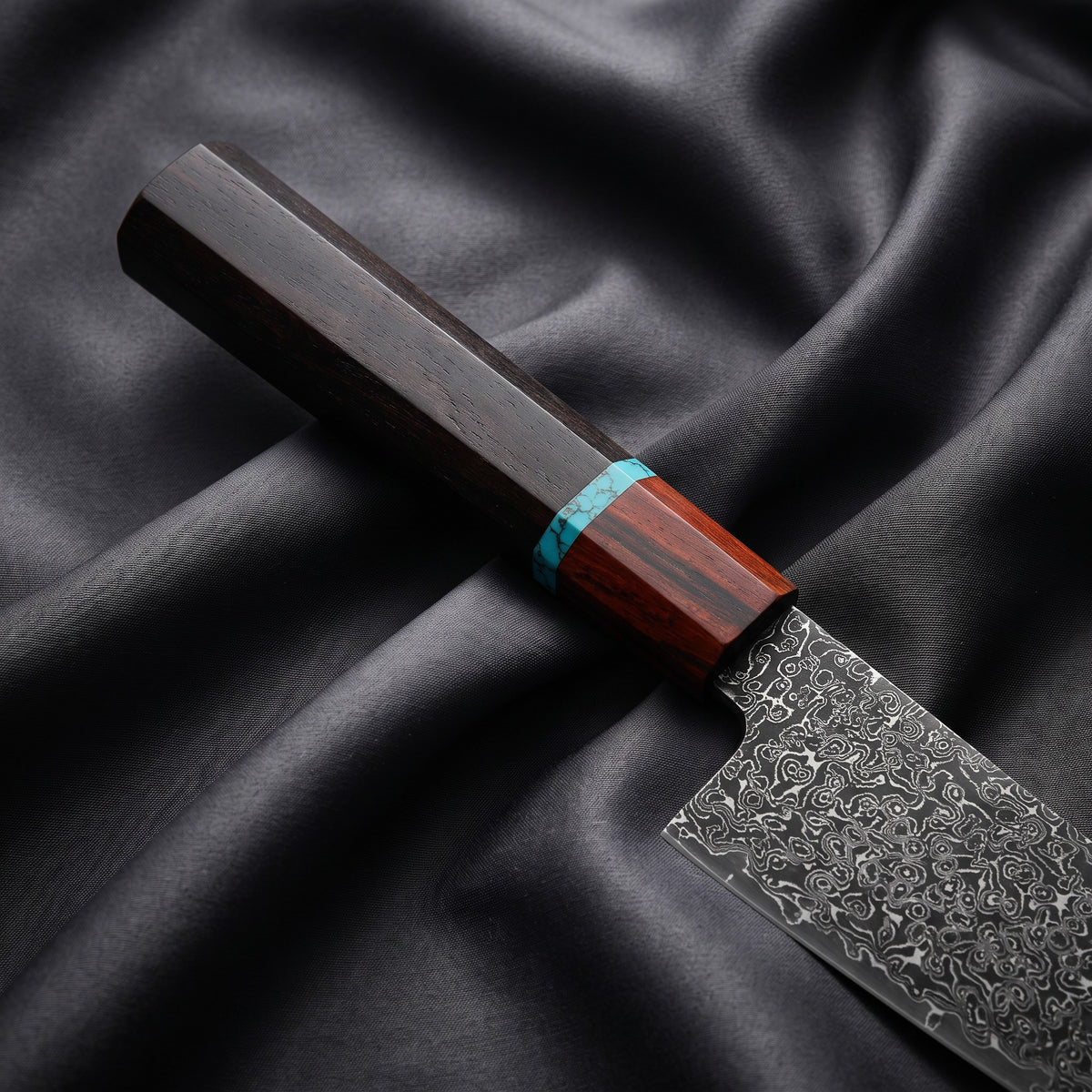 Raiden Gyuto Chef Knife · handle close-up