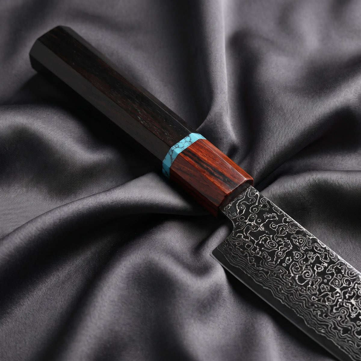 Raiden K-Tip Slicing Knife · handle close-up