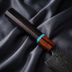 Raiden Kiritsuke Chef-Slicer Knife · handle close-up