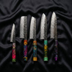 Rekka Damascus Knife Set