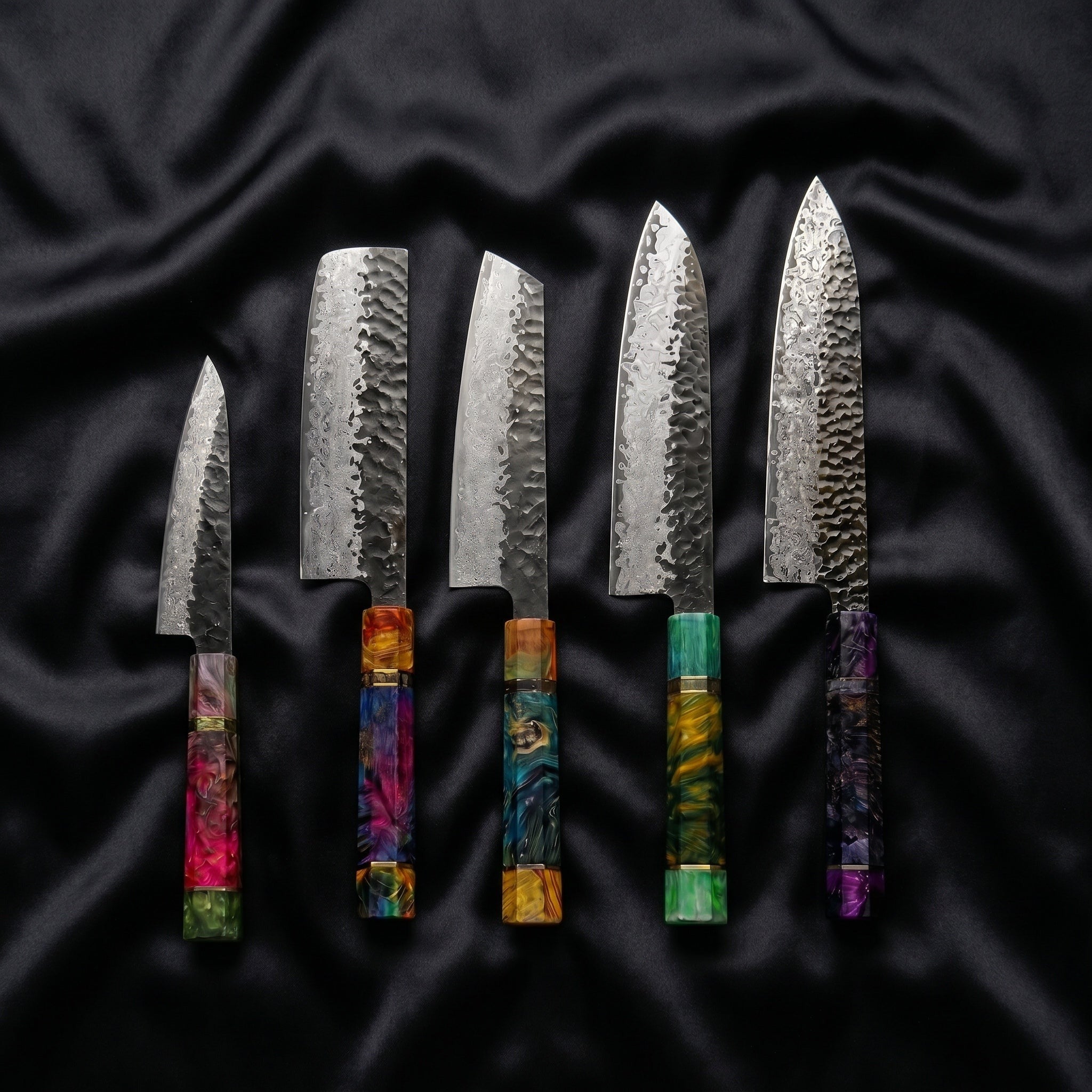 Rekka Damascus Knife Set