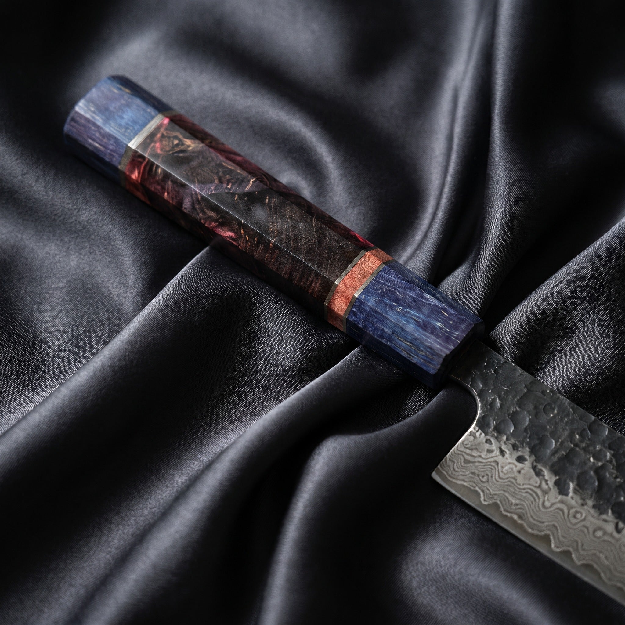 Rekka Kiritsuke Chef Knife · handle close-up
