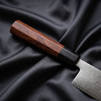 Samidare Nakiri Knife · handle close-up