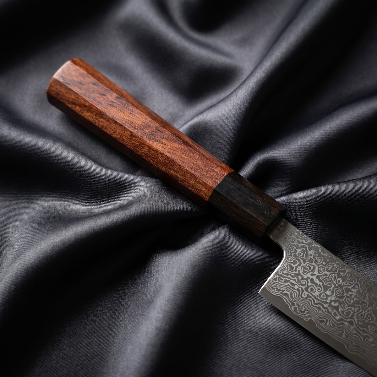 Samidare Petty Utility Knife · handle close-up