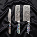 Sazanami Damascus Knife Set