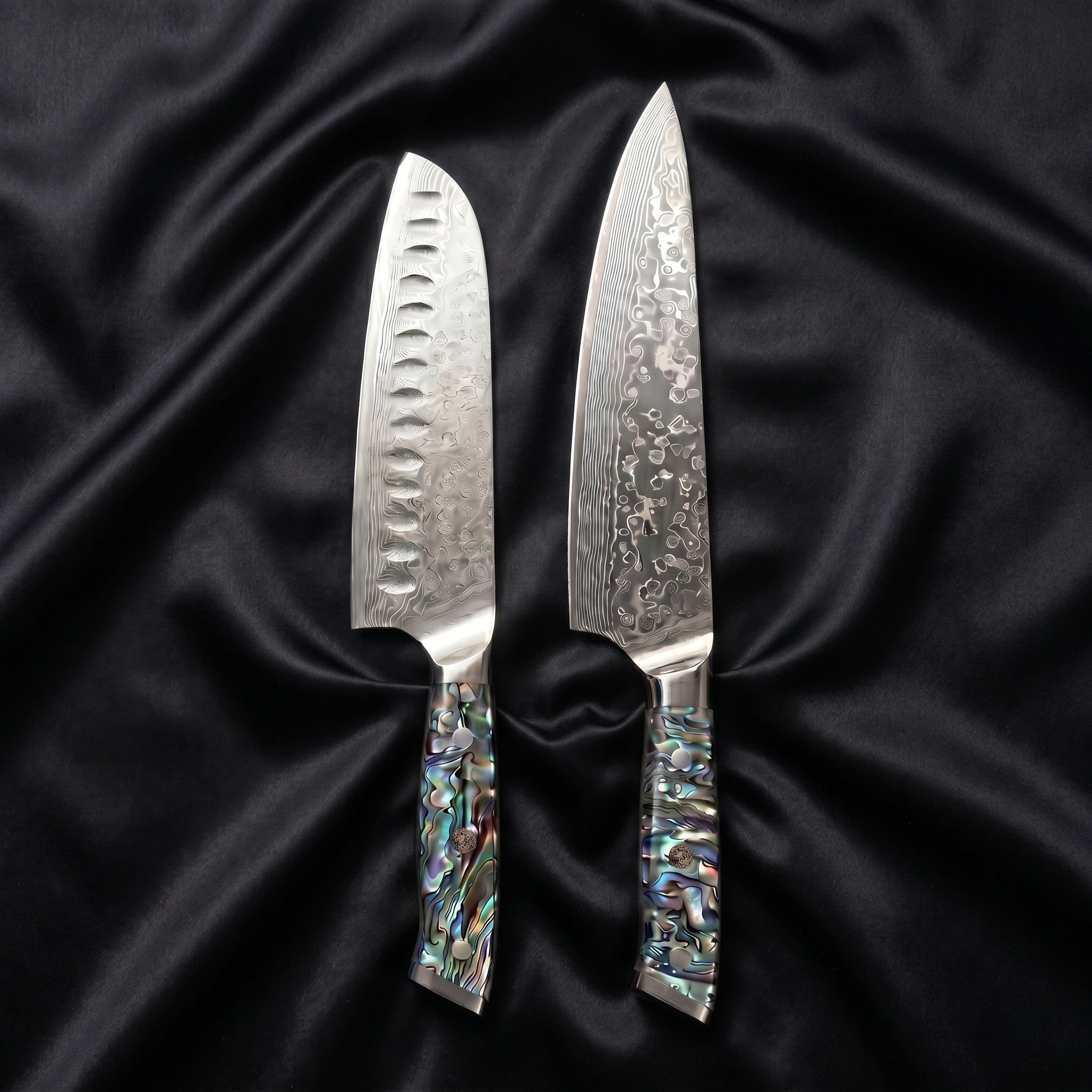 Sazanami Damascus Knife Set