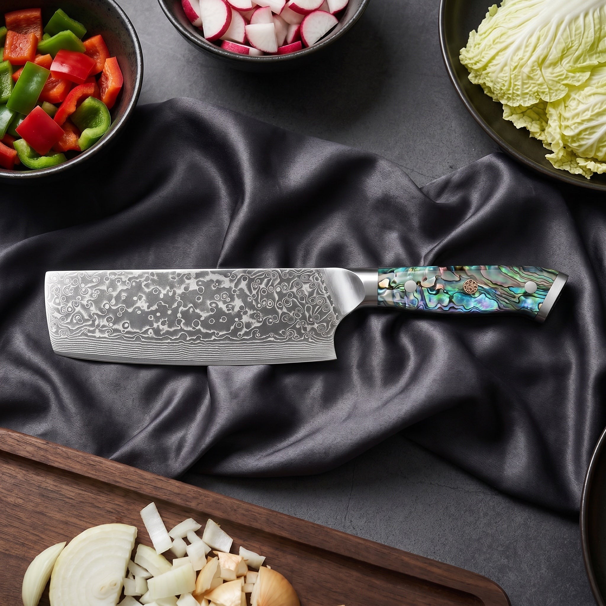 Sazanami Nakiri Knife