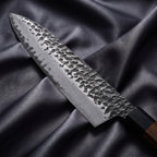 Shigure Gyuto Chef Knife · Damascus blade close-up