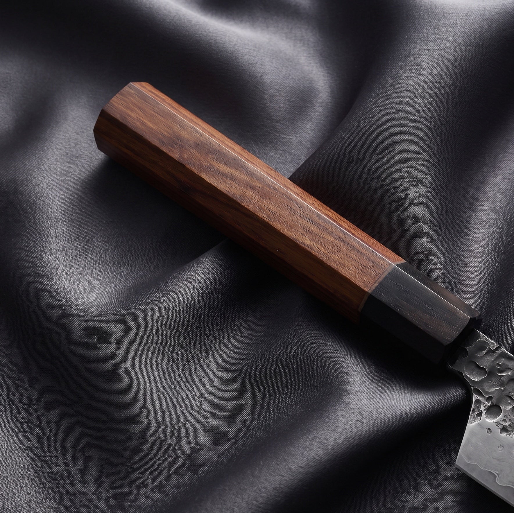 Shigure Gyuto Chef Knife · handle close-up
