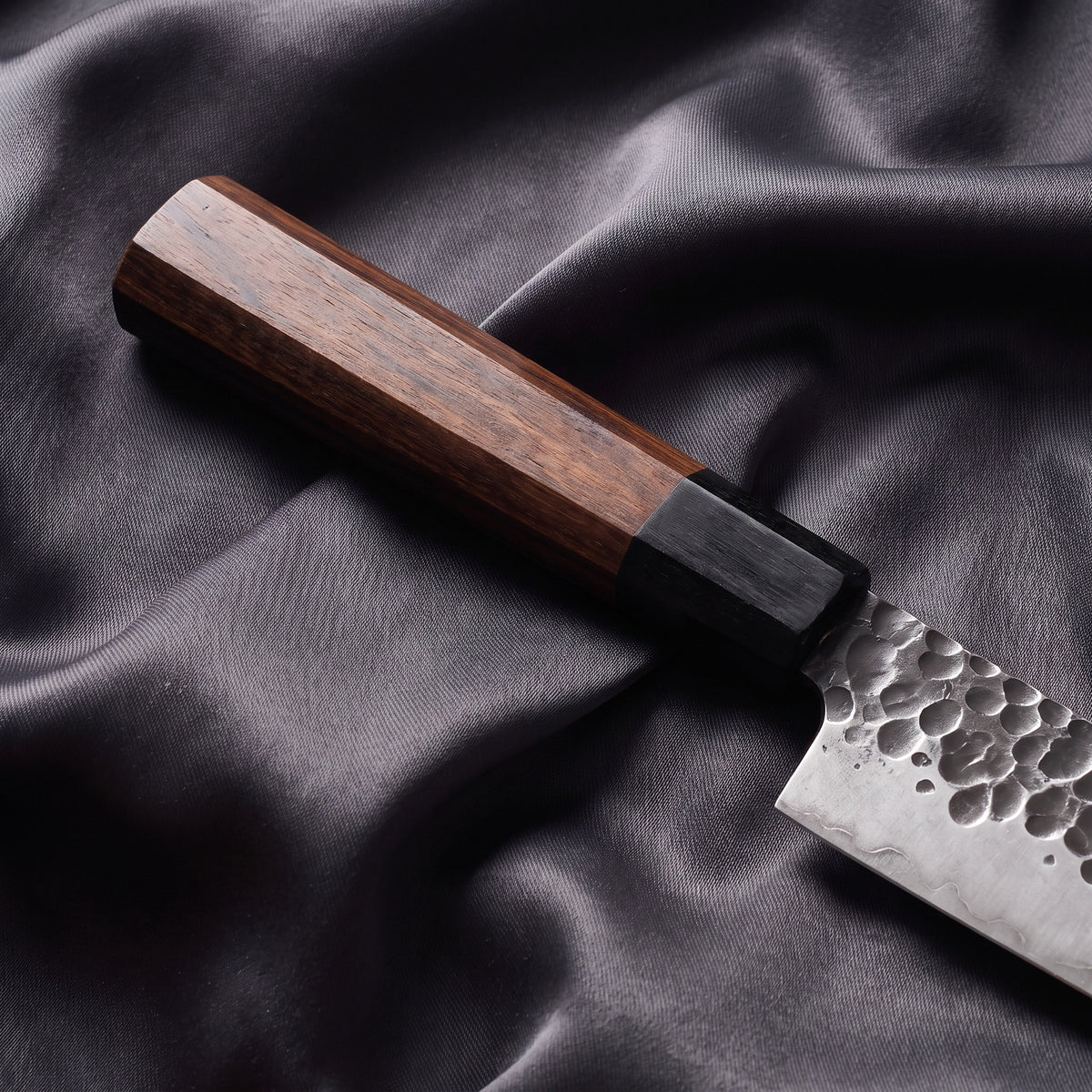 Shigure Petty Utility Knife · handle close-up