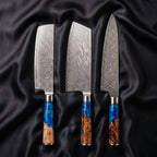 Shion Damascus Knife Set