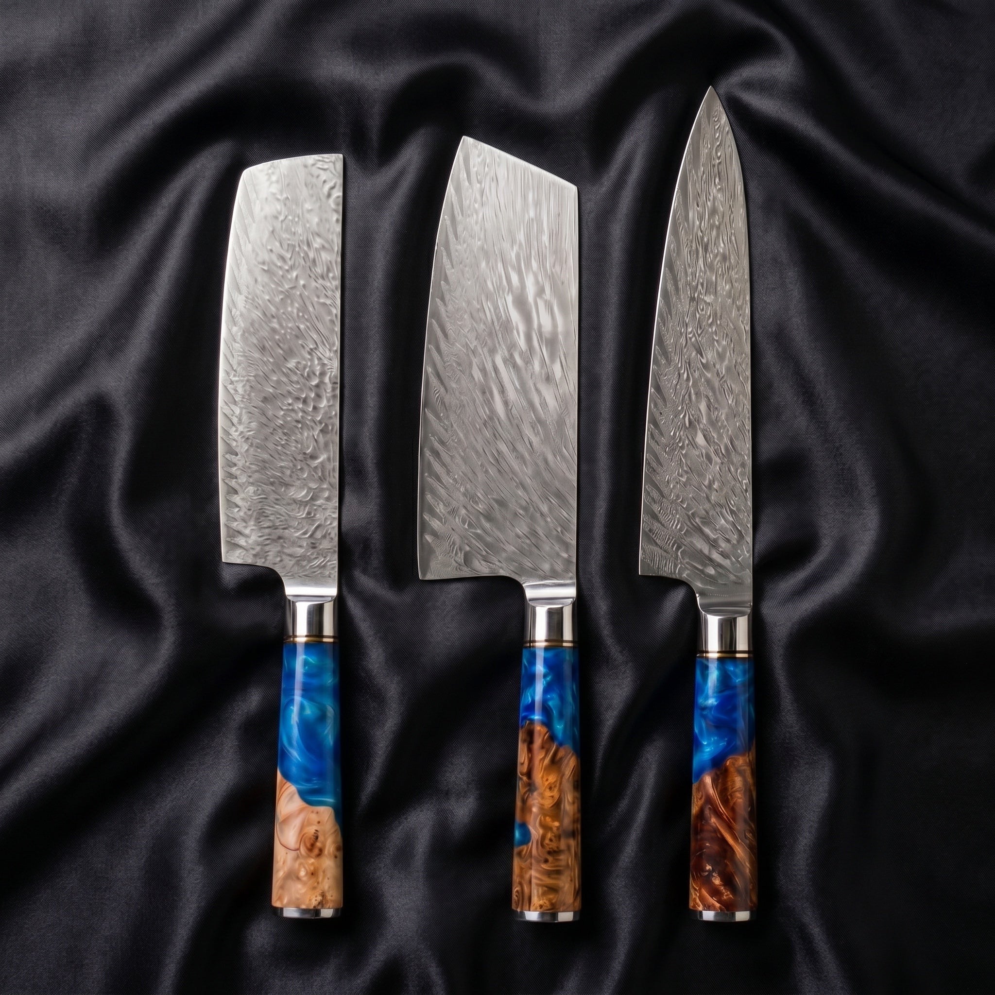 Shion Damascus Knife Set