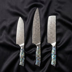 Shizuku Damascus Knife Set