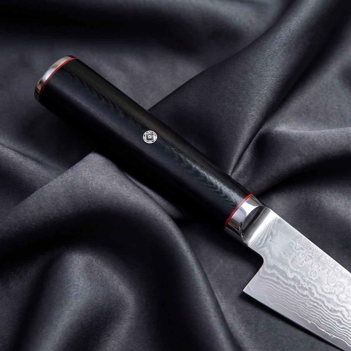 Tsurugi Honesuki Boning Knife · handle close-up